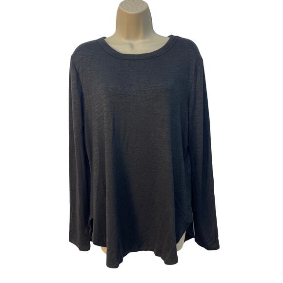 Banana Republic Women’s Crewneck Long Sleeve Knit Top Color Black Size L - Picture 1 of 8